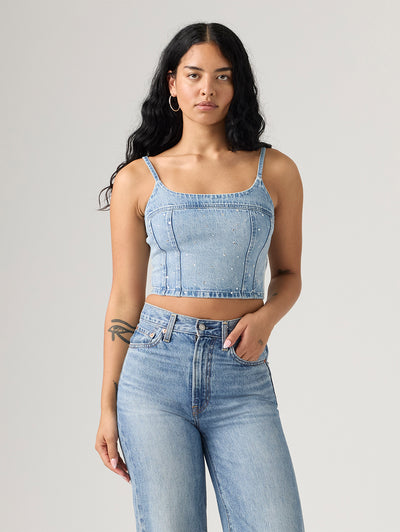 Women's Jadine Denim Cami Tank Top