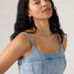 Women's Jadine Denim Cami Tank Top - Detail View