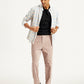 Men's Light Pink Straight Fit Chinos - Styleshot View
