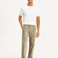 Men's Beige Straight Fit Chinos - Front View