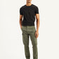 Men's Olive Tapered Cargo Trousers