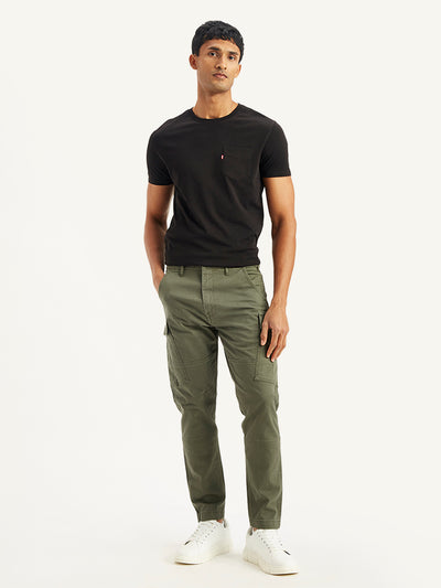 levi's Men's Olive Tapered Cargo Trousers-picture-49