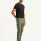 Men's Olive Tapered Cargo Trousers