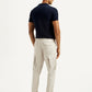 Men's Off White Slim Fit Mid Rise Cargo Trousers - Back View