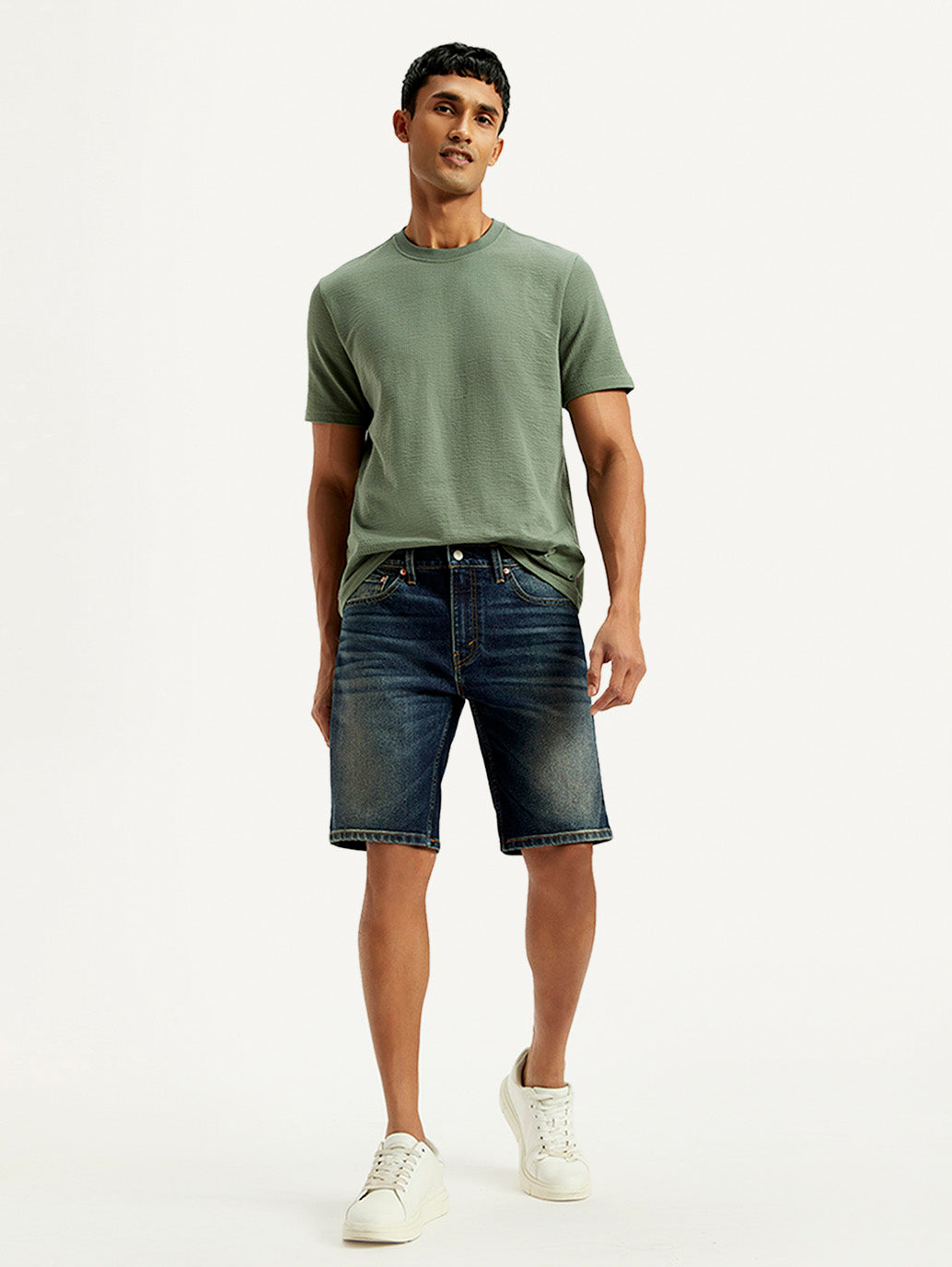 Men's 502 Tapered Fit Denim Shorts - Styleshot View