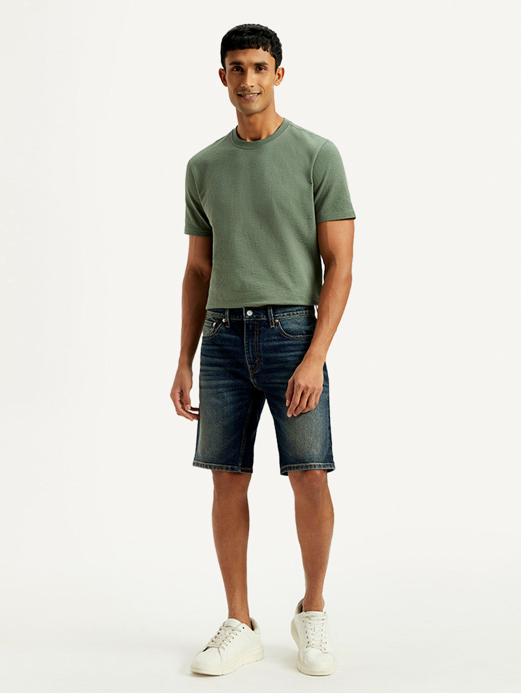 Men's 502 Tapered Fit Denim Shorts - Front View