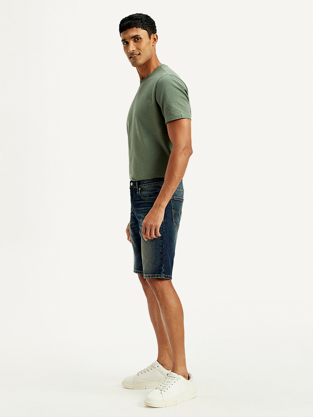 Men's 502 Tapered Fit Denim Shorts - Side View