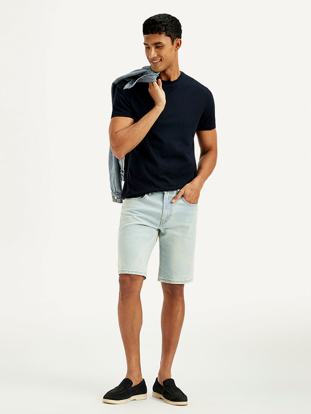 Men's 502 Tapered Fit Denim Shorts - Styleshot View