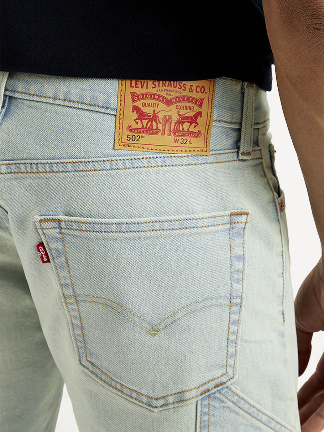 Men's 502 Tapered Fit Denim Shorts - Detail View