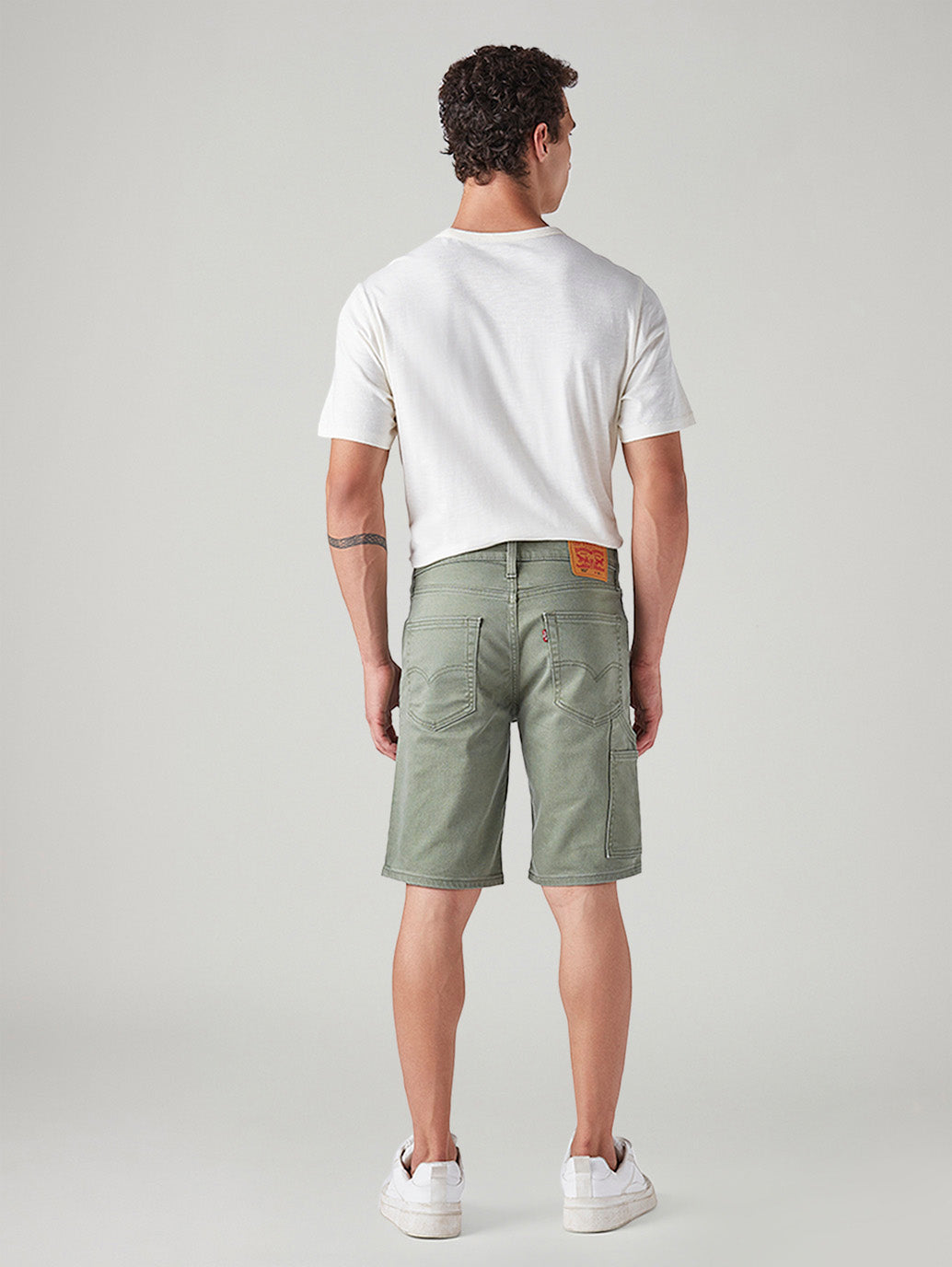 Men's 502 Sage Tapered Fit Mid Rise Shorts - Back View