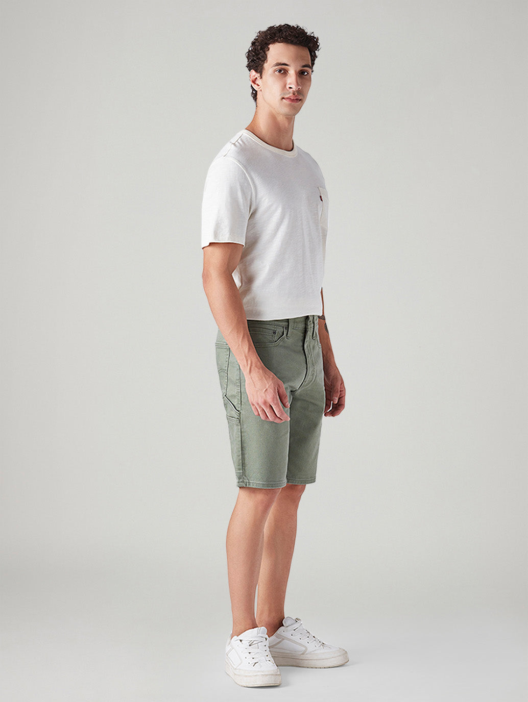 Men's 502 Sage Tapered Fit Mid Rise Shorts - Side View