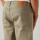 Men's 502 Taupe Tapered Fit Mid Rise Shorts - Detail View