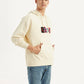 Men's Printed Beige Sweatshirt - Side View