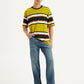 Men's Striped Relaxed Fit T-Shirt - Styleshot View