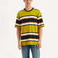 Men's Striped Relaxed Fit T-Shirt - Front View