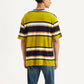 Men's Striped Relaxed Fit T-Shirt - Back View
