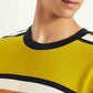 Men's Striped Relaxed Fit T-Shirt - Detail View