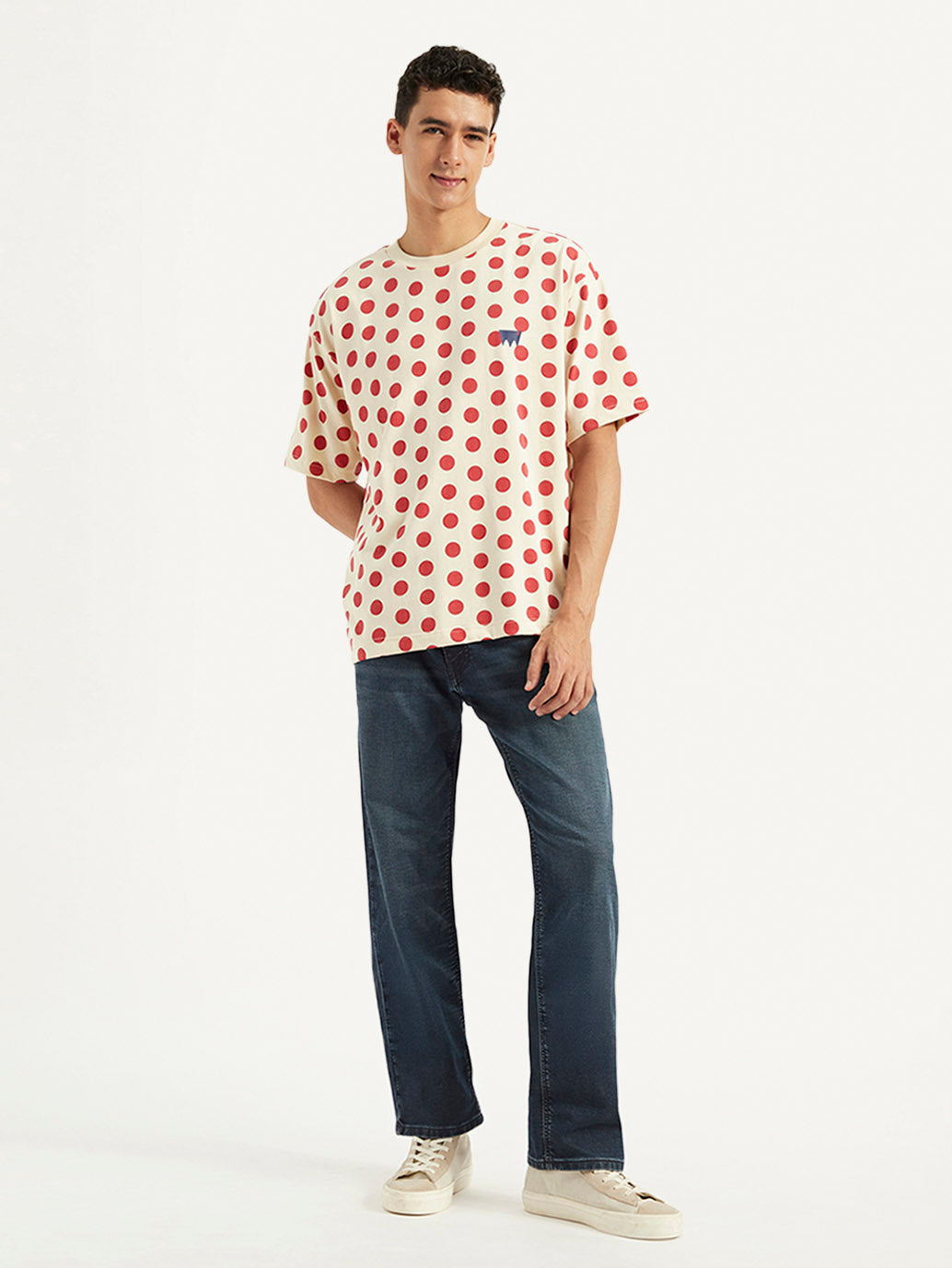 Men's Printed Relaxed Fit T-Shirt - Main Image