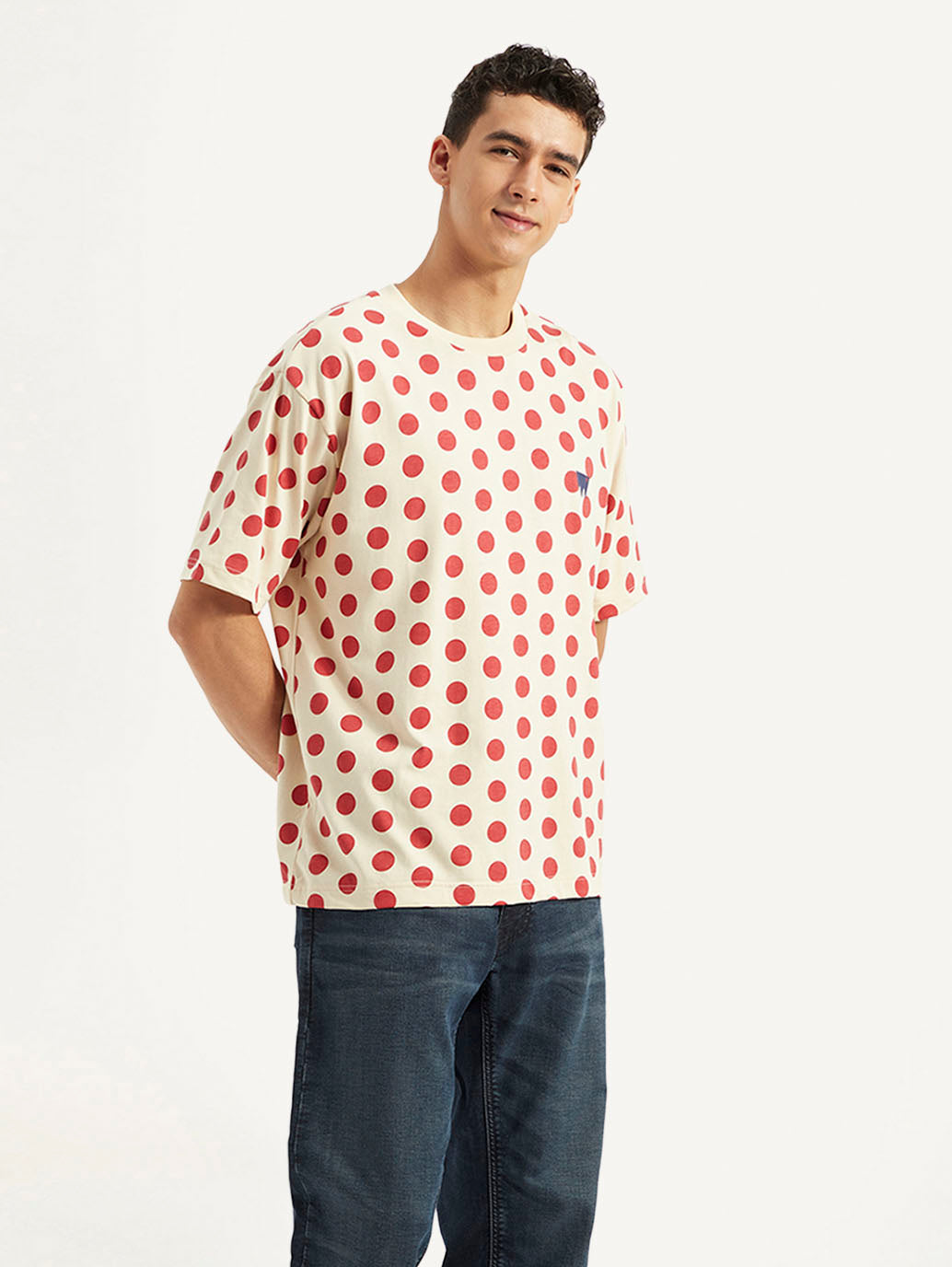 Men's Printed Relaxed Fit T-Shirt - Side View