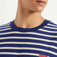 Men's Striped Relaxed Fit T-Shirt - Detail View