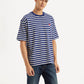 Men's Striped Relaxed Fit T-Shirt - Side View