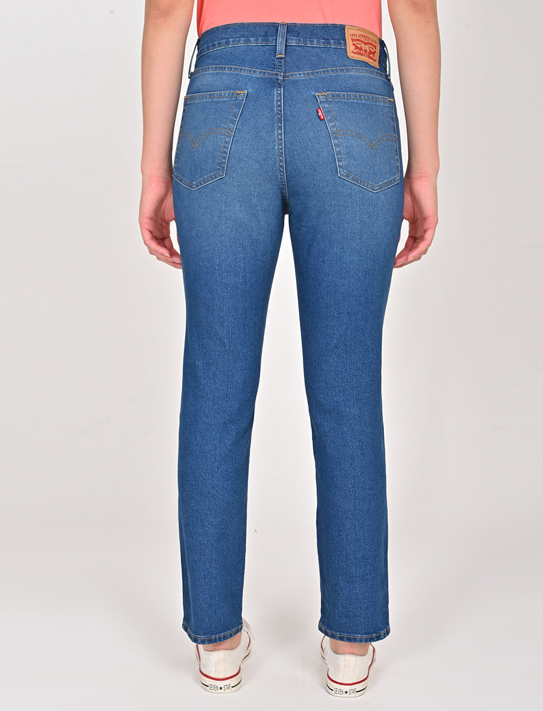 Women's High Rise 724 Slim Straight Fit Jeans