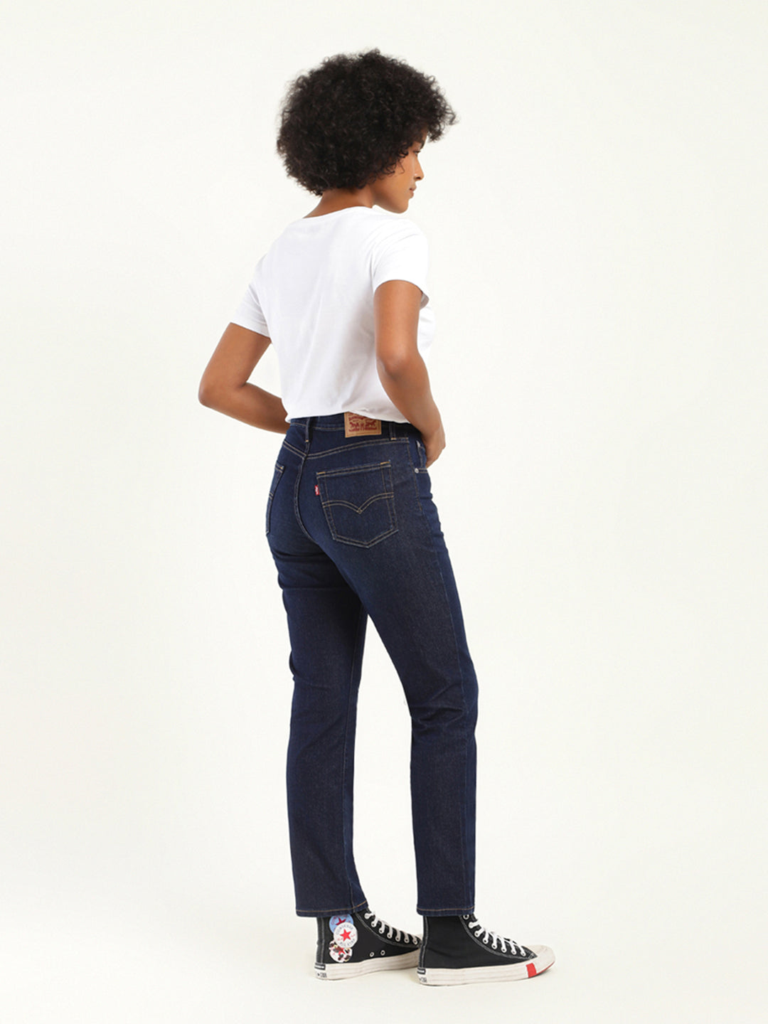 Women's High Rise 724 Slim Straight Fit Jeans