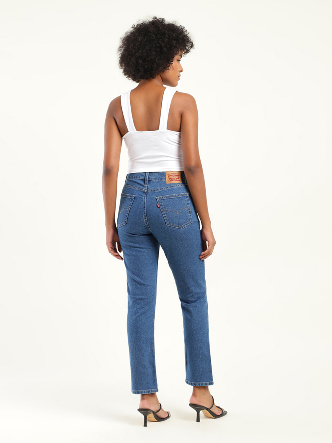 Women's High Rise 724 Slim Straight Fit Jeans