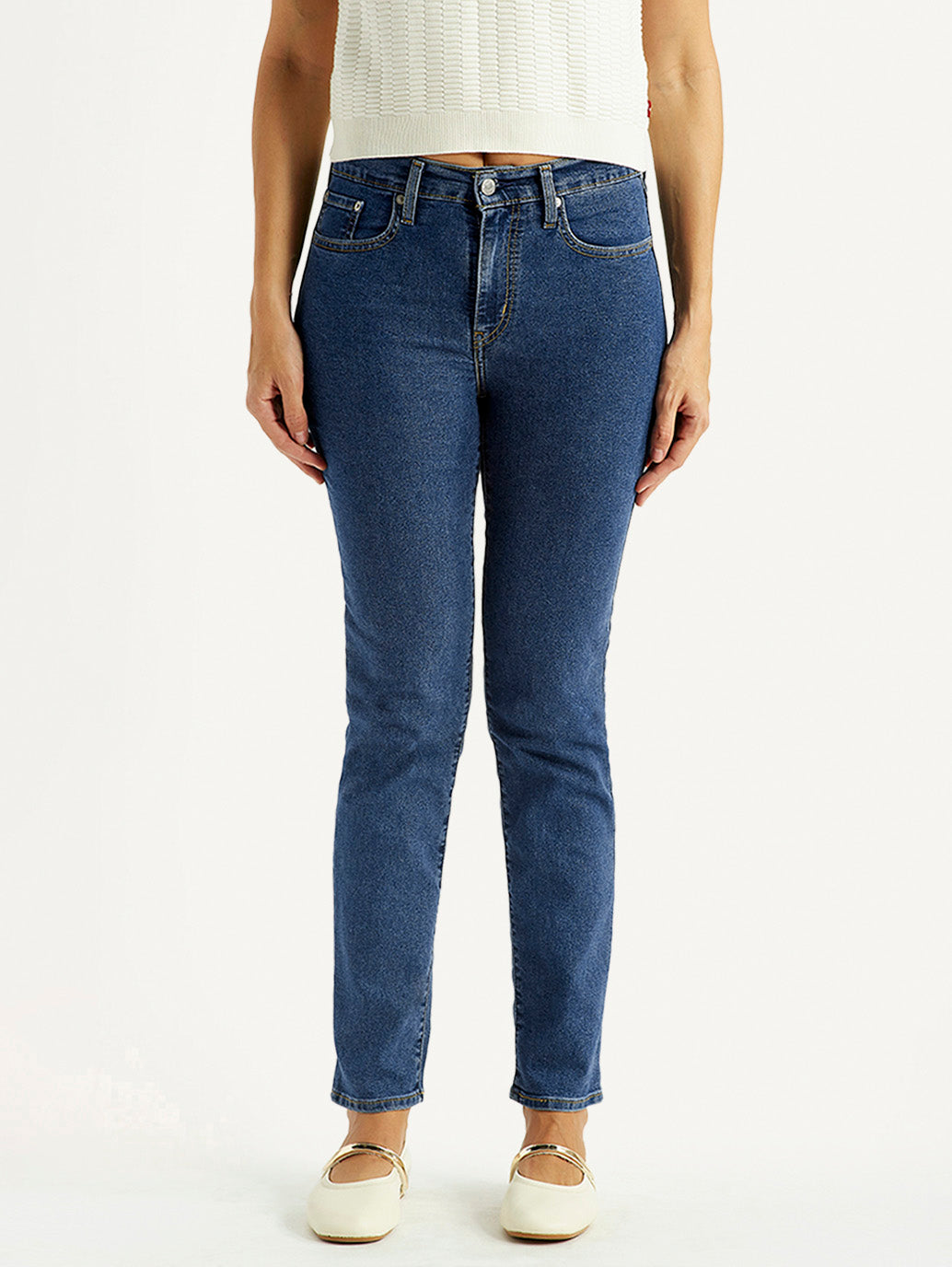 High Rise Levi's Cigarette Jeans Joe's Jeans The Lara Mid-rise Cigarette Jean Traveler — Centro