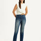 Women's 724 Blue Straight Fit High Rise Jeans - Styleshot View