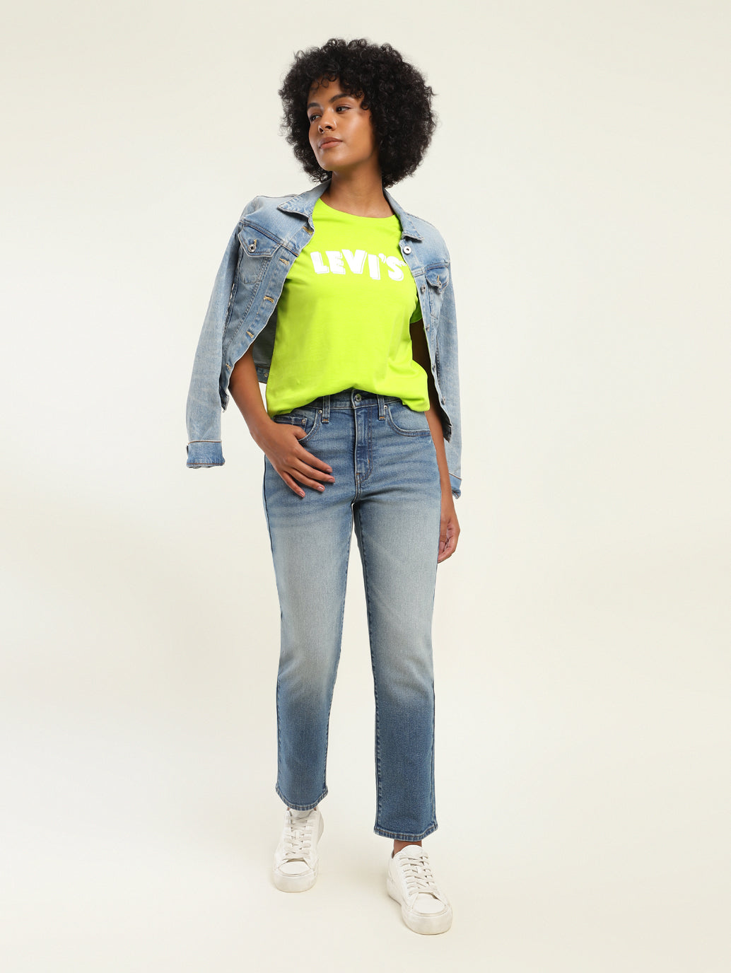 Women's 711 Blue Skinny Fit High Rise Jeans