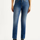 Women's 724 Blue Straight Fit High Rise Jeans - Front View