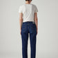 Women's 724 Dark Blue Slim Straight Fit High Rise Tinted Jeans - Back View