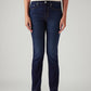 Women's 724 Navy Straight Fit High Rise Jeans - Front View