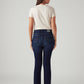 Women's 724 Navy Straight Fit High Rise Jeans - Back View
