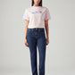 Women's 724 Med Indigo Slim Straight Fit High Rise Jeans - Front View