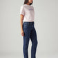 Women's 724 Med Indigo Slim Straight Fit High Rise Jeans - Side View
