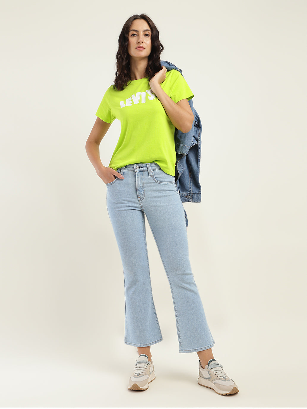 Women's 725 Blue Bootcut Fit High Rise Jeans