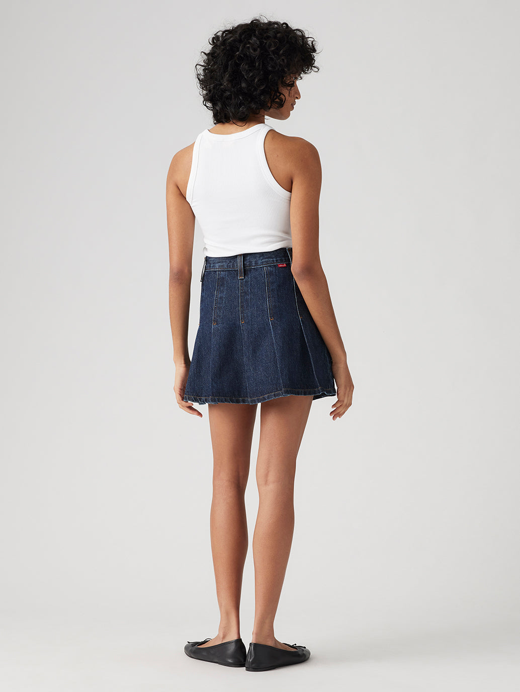 Women's Mid Rise Regular Fit Cotton Skirt - Main Image