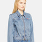 Women's XS Dart Denim Trucker Jacket - Side View