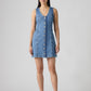 Women's Vianna Vest Denim Dress - Front View