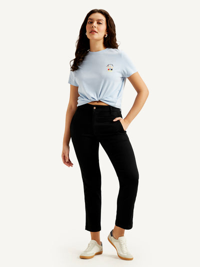 levi's Women's Redloop Black Wedgie Straight Fit High Rise Jeans-picture-20