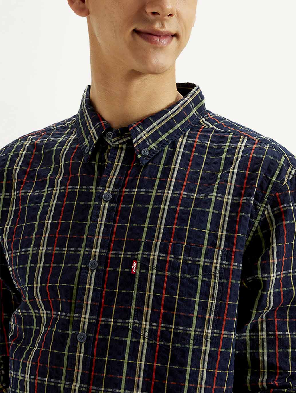 Men's Checkered Slim Fit Shirt