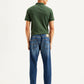 Men's 505 Solid Blue Jeans