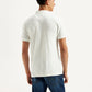 Men's Brand Logo Slim Fit Polo T-shirt - Back View