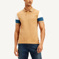 Men's Colorblock Slim Fit Polo T-shirt - Front View