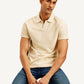 Men's Textured Slim Fit Polo Corduroy T-shirt - Styleshot View