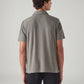 Men's Regular Fit Resort Collar Polo T-Shirt - Back View
