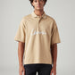 Men's Brand Logo Loose Fit Polo T-shirt - 608a945a-b9f2-42cf-95a9-cd90df28ff26 View