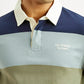 Men's Striped Multicolor Polo T-shirt - Detail View